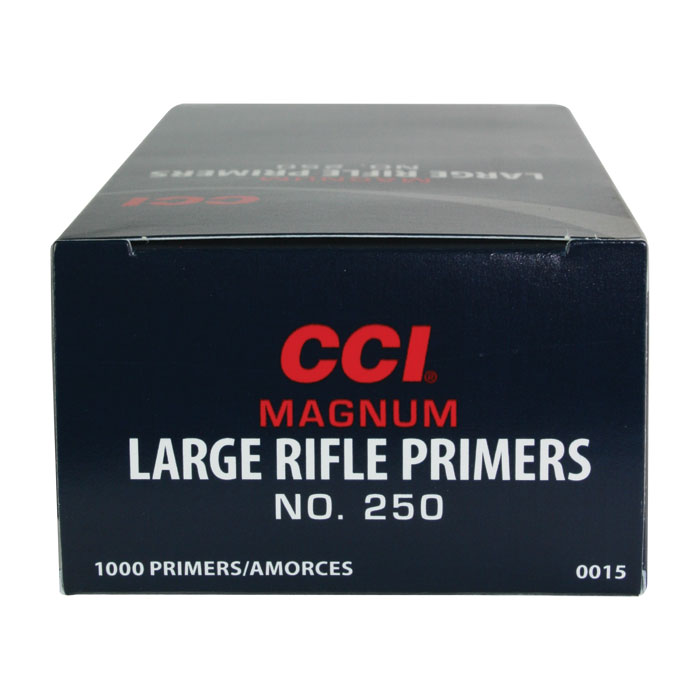 CCI 250 Large Rifle Magnum Primers (Box of 1,000) - Precision Reloading