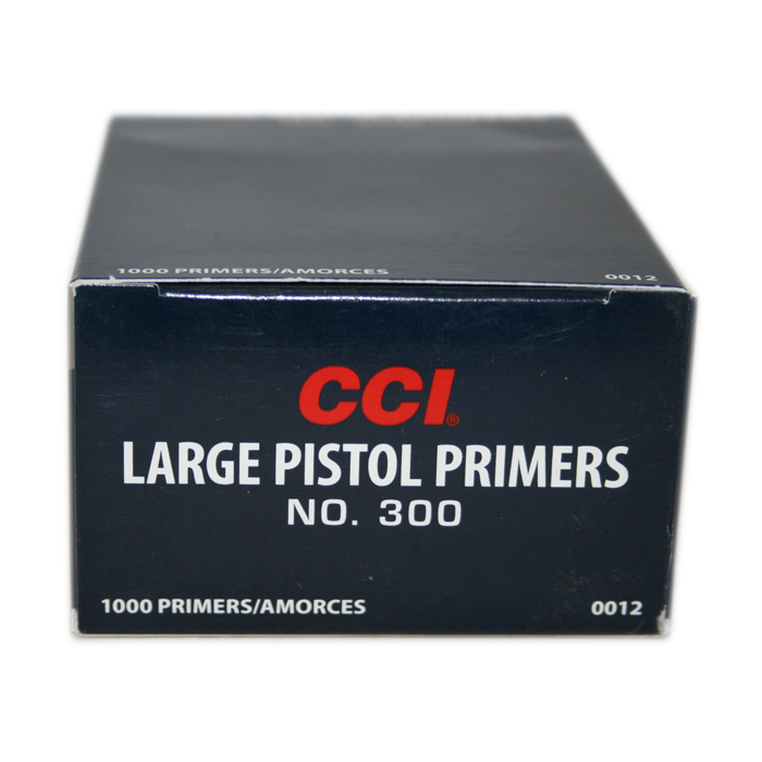 CCI 300 Large Pistol Primers (Box of 1,000) - Precision Reloading