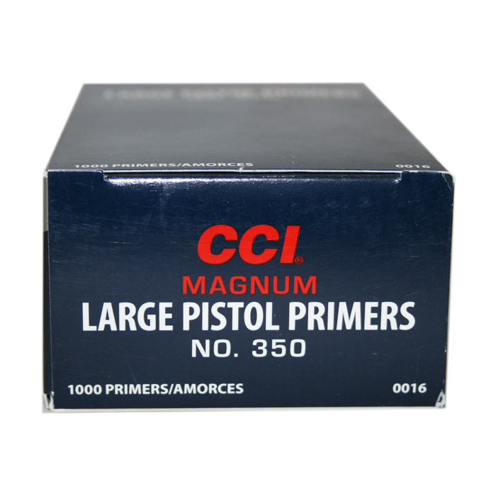 CCI 350 Large Pistol Magnum Primers (Box of 1,000) - Precision Reloading