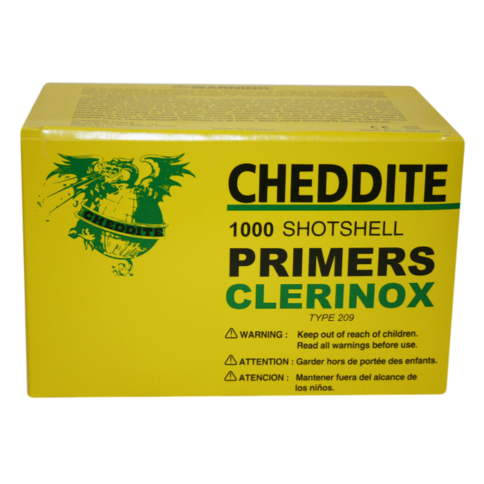 Cheddite 209 Shotshell Primers (Box of 1,000) - Precision Reloading