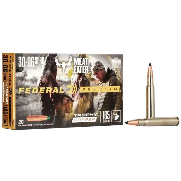 Federal Ammunition Premium Trophy Copper 30-06 Springfield 165