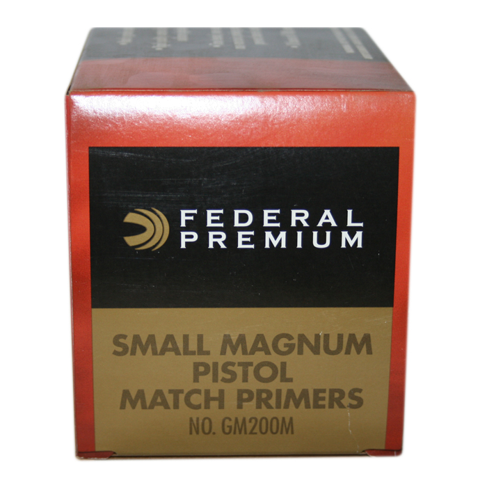Federal 200M Small Pistol Magnum Match Primers (Box of 1,000) - Precision Reloading