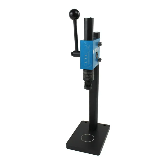 K&M Precision L.E. Wilson Left Handed Arbor Press - Single Stage, Standard Force Ram & Dial Indicator, Made In USA