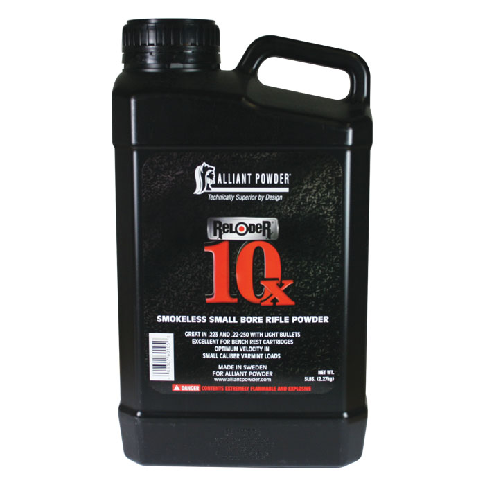 Alliant Reloder 10X Smokeless Powder (5 lb.) - Precision Reloading