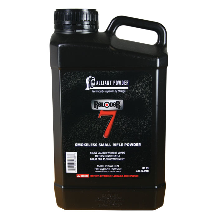 Alliant Reloder #7 Smokeless Powder (5 lb.) - Precision Reloading